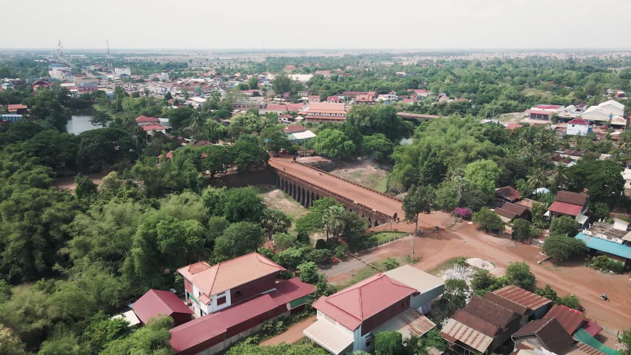Angkor temple era, Spean Praptos - Kampong Kdei Bridge - part of the ancient Khmer highway