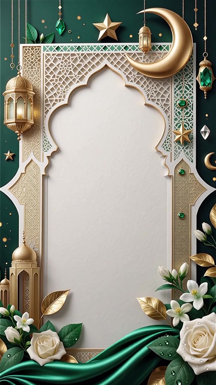 Compleanno del Profeta Maometto Mawlid al-Nabi Sfondo Islamico