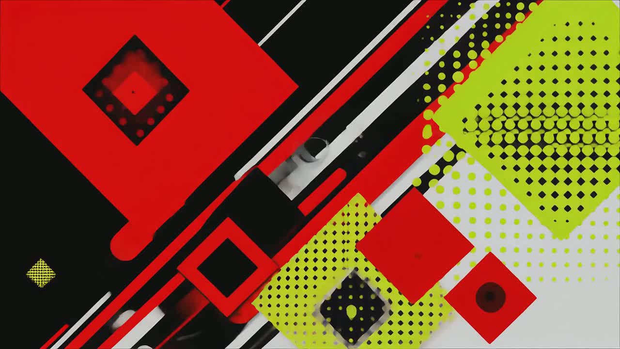 Modern Abstract Motion Graphics Background with Geometric Shapes