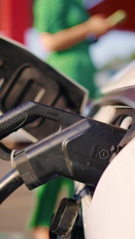 carga de un vehículo eléctrico