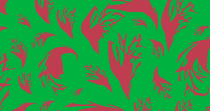 Digital animation of animal print design against black background