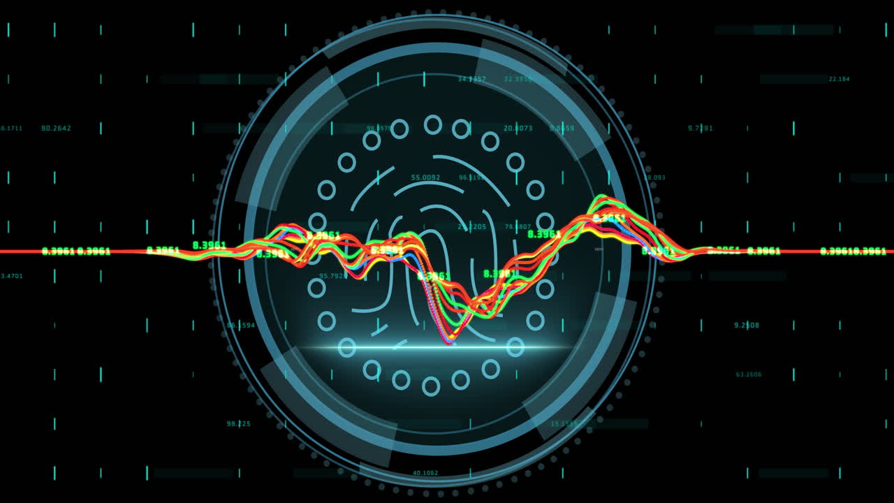 지문 및 범위 스캔의 애니메이션 데이터 처리
