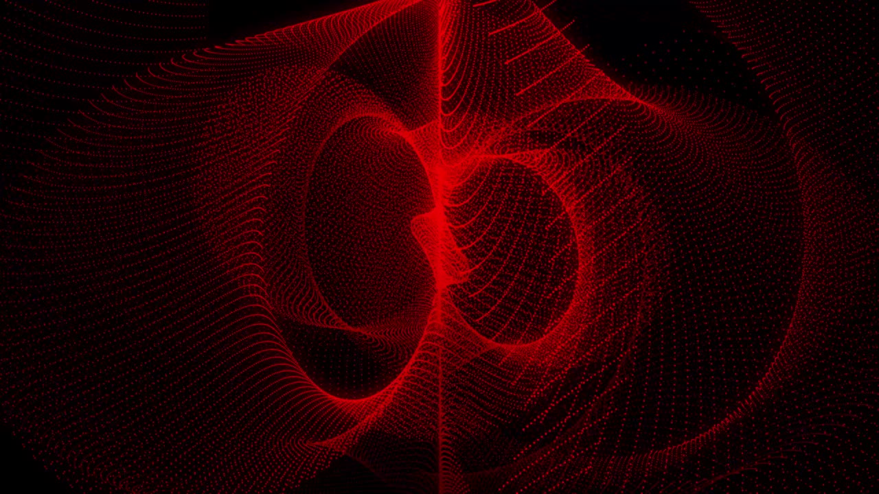 patrón de forma de punto rojo animación gráficos de movimiento
