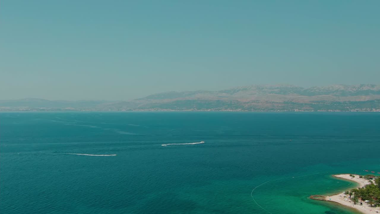 Croatia coast aerial beaches blue water nature clean sunny vacation