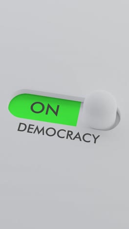 switching on the democracy switch vertical video