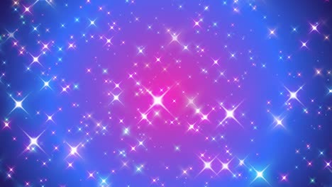 colorful stars on the gradient background[loop]