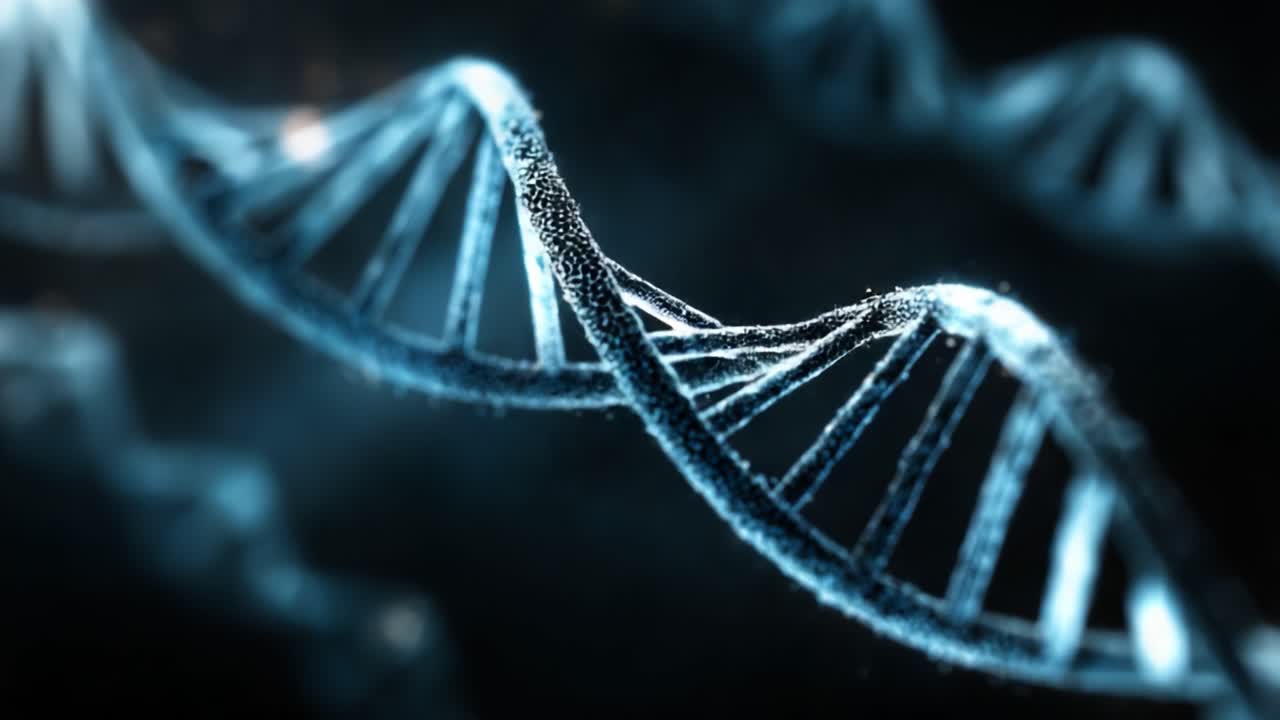 Esplorando le complessità della struttura del DNA: Un viaggio visivo attraverso i blocchi costitutivi fondamentali della vita, rappresentato con dettagli sbalorditivi.