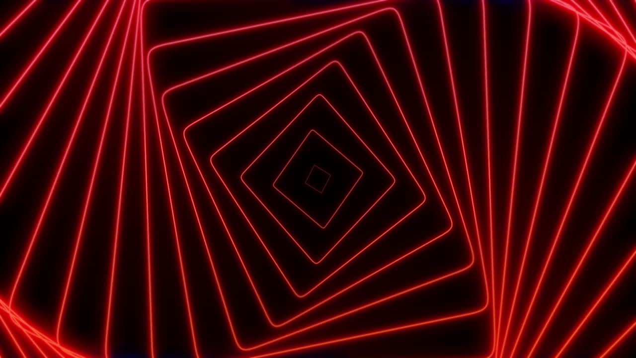 túnel rojo abstracto