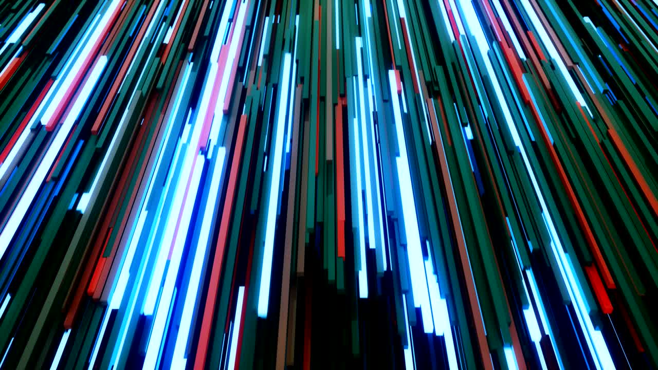4K Abstract Glitch Technology Background.
