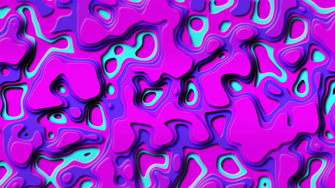Modern Abstract Morphing Background With Trendy Colors