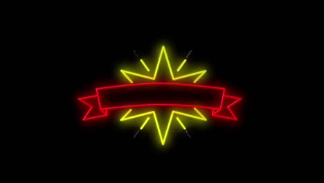 Five-Christmas-Neon-Titles-on-black-background