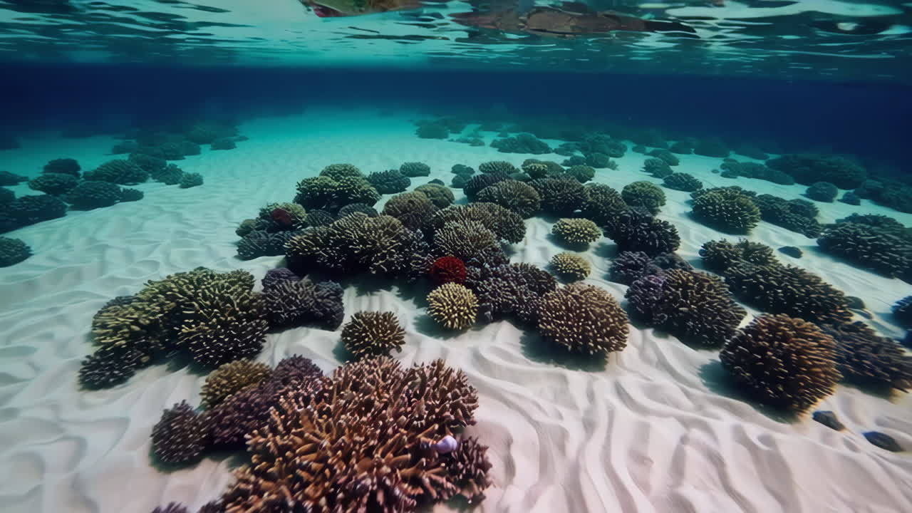 el vibrante arrecife de coral submarino