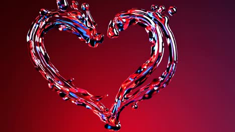 heart splash