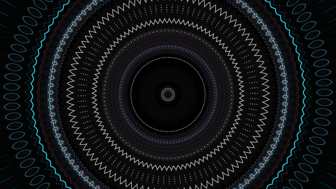 Modello di mandala circolare astratto