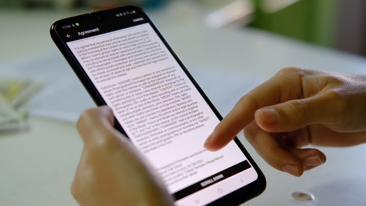 aceptar el trato en línea