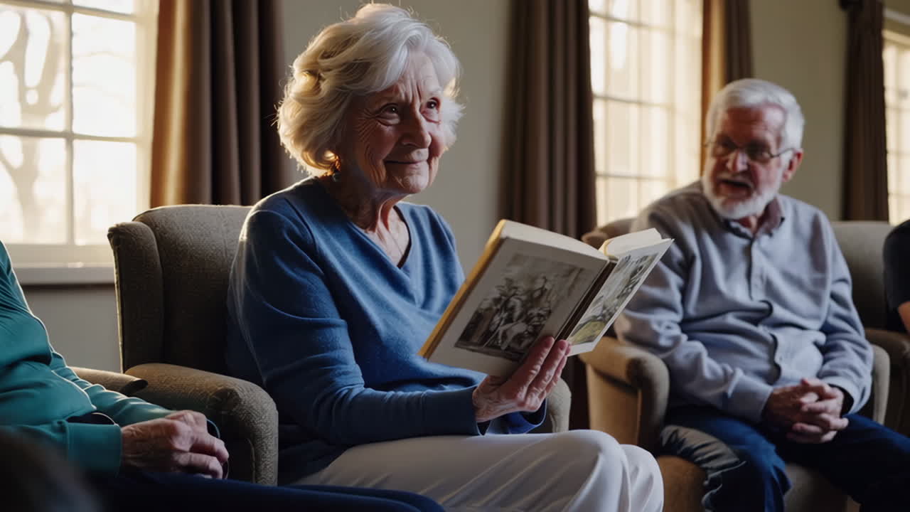 Seniors sharing memories