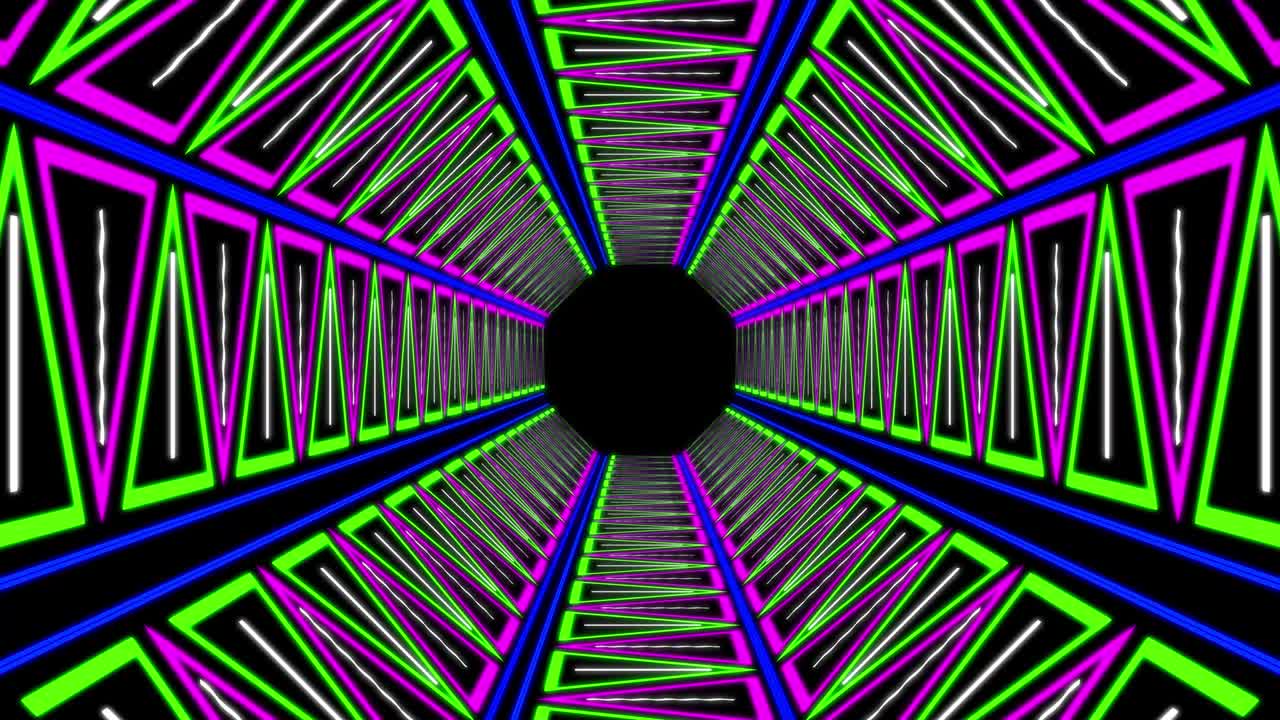 el progreso del túnel cibernético animación gráficos de movimiento