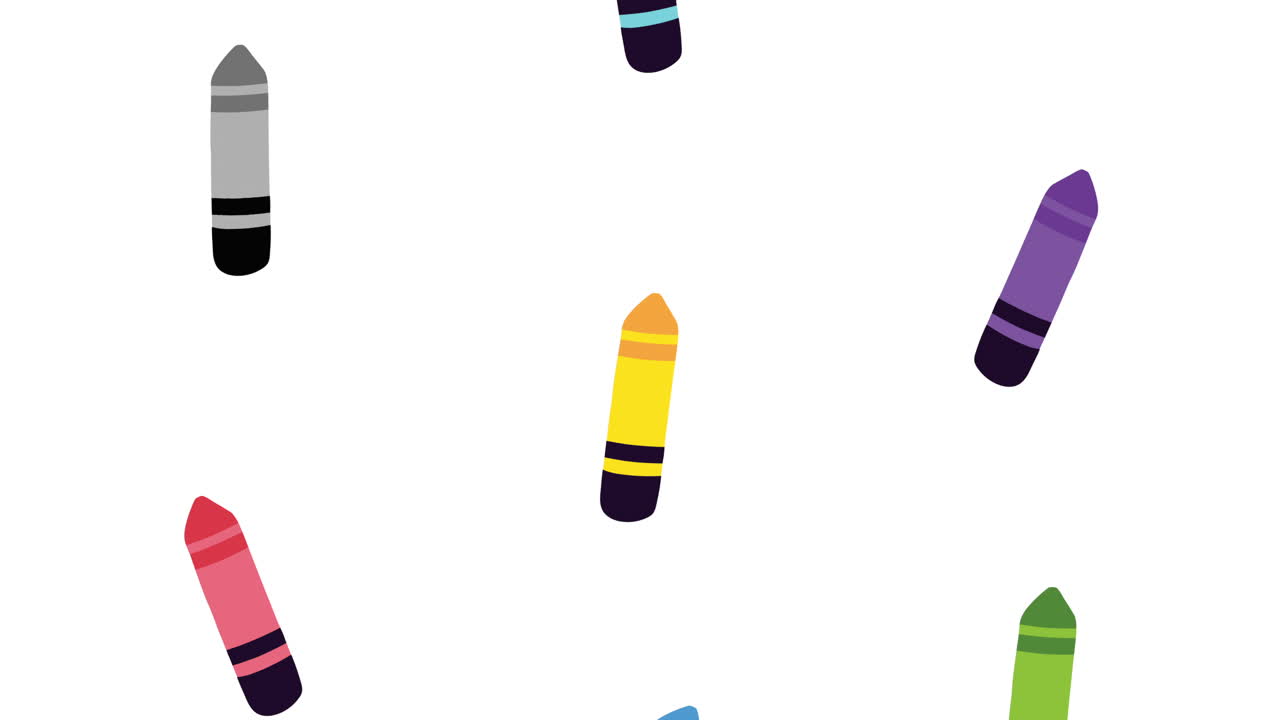 다채로운 연필 패턴