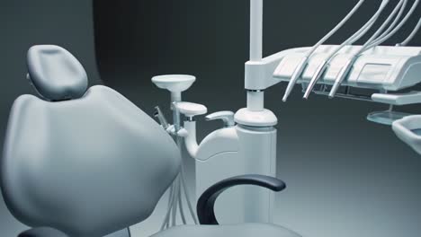 an elegant dental clinic setting featuring modern dental equipment with an adjustable chair for enhanced patient comfort and care experience