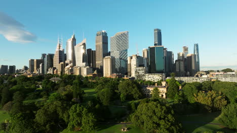 beautiful view of city buildings near sydney harbour during daytime