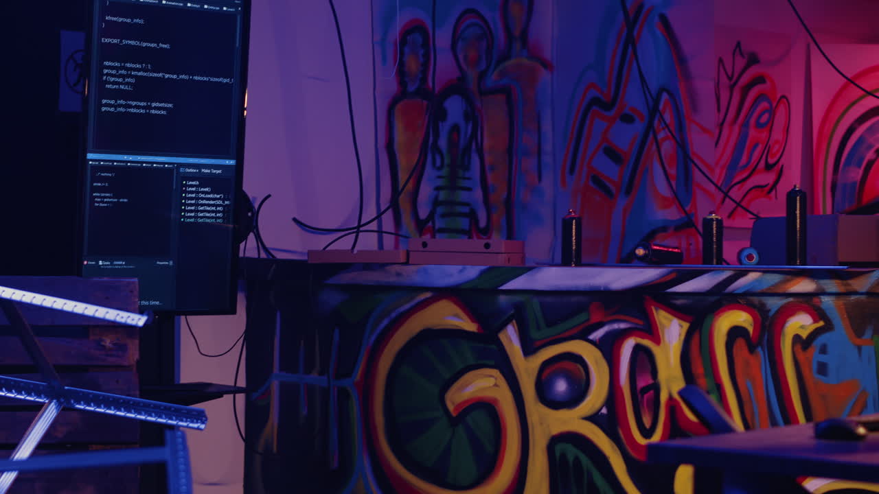 gueto subterráneo utilizado como lugar de reunión