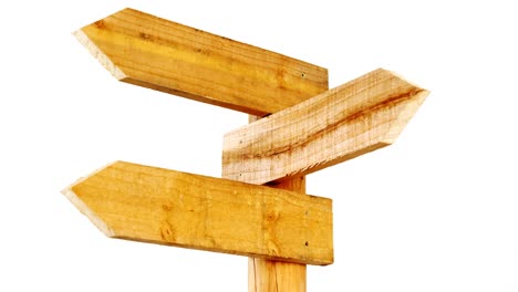 Wooden-arrow-direction-sign-post