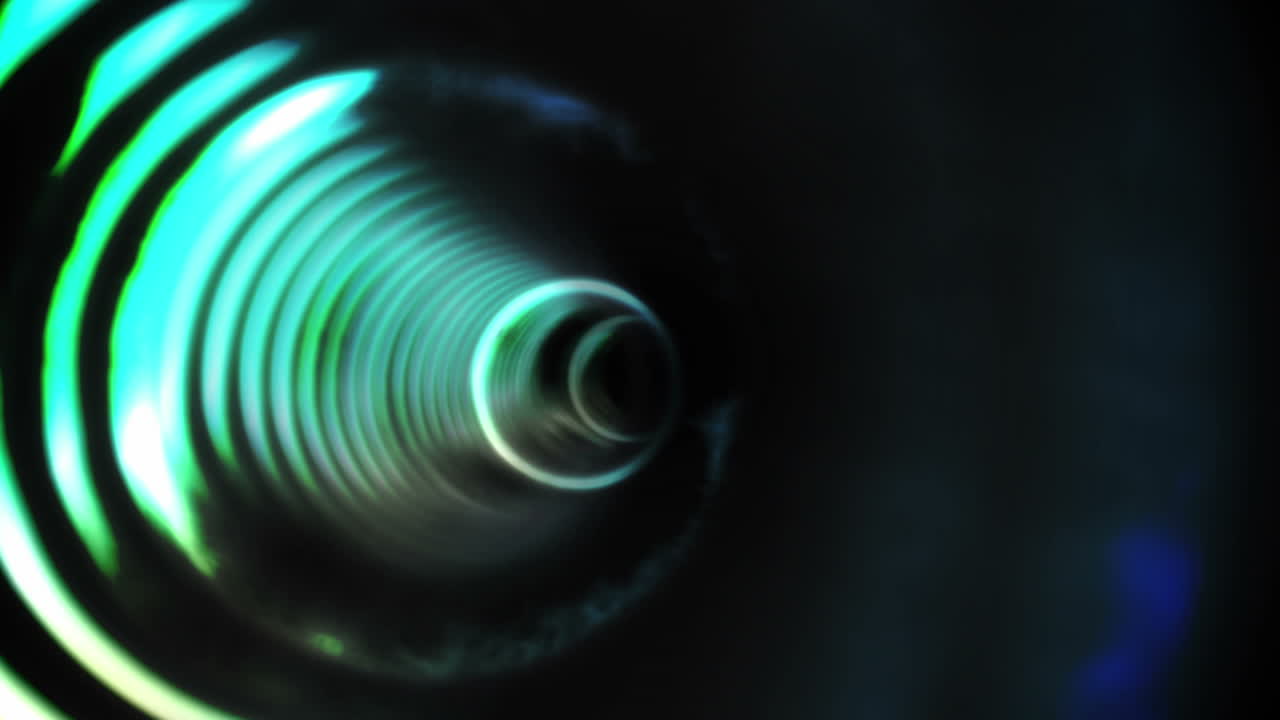 블루 서클 보르텍스 디자인 블랙