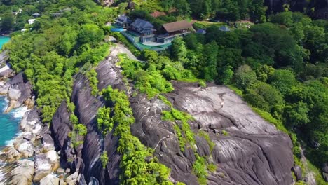 mansion on top of the hills in the seychelles