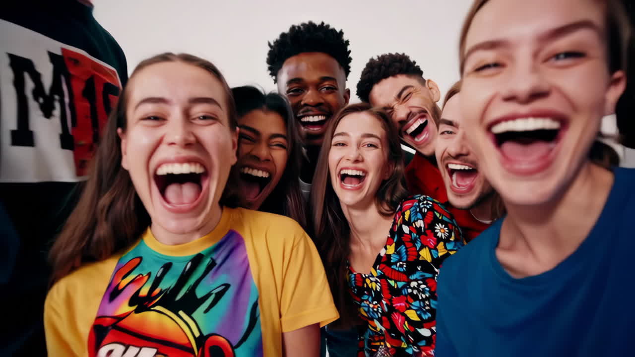 Happy Multi-ethnic Friends