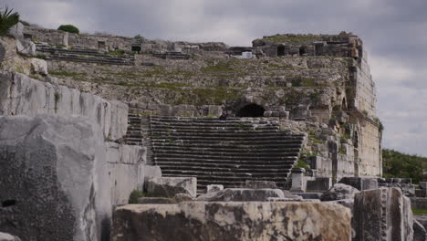 ancient ruins of the theater in miletus