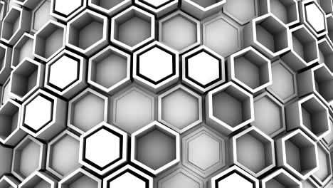 el fondo de los hexágonos