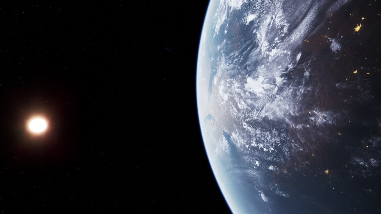 la tierra vista desde el espacio