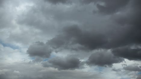 time lapse beautiful blue sky with clouds background 4k