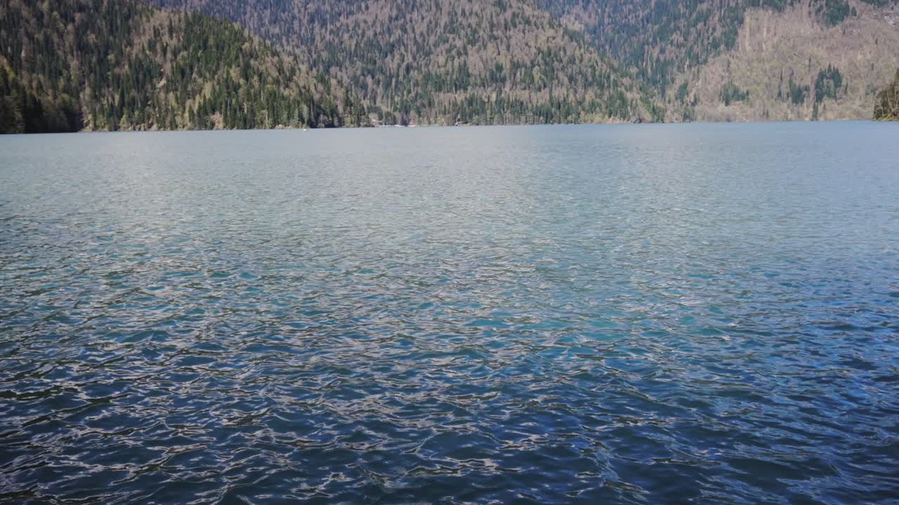 산악 호수 풍경