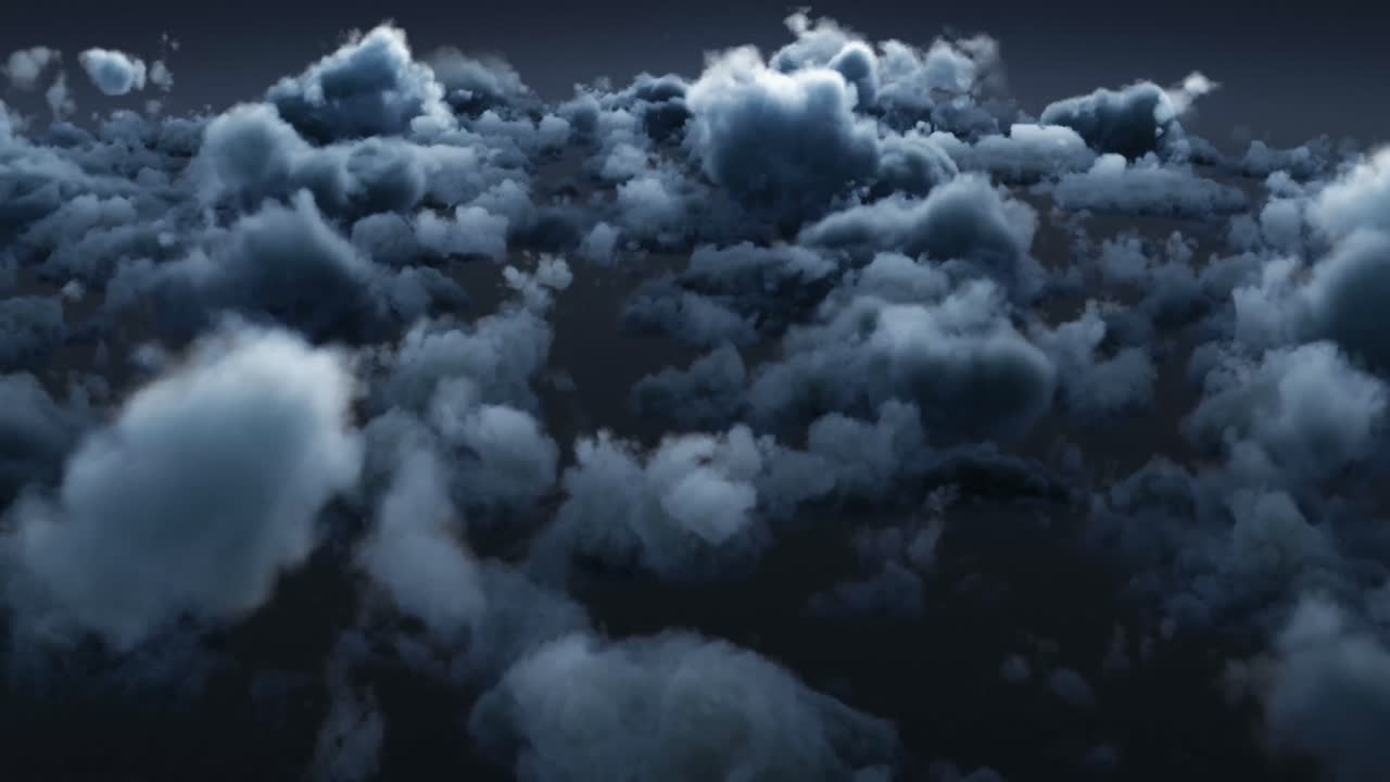 nubes de humo en un cielo oscuro