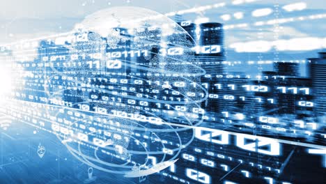 transporte inteligente en la ciudad futurista tácita con sistema de control de tráfico en línea