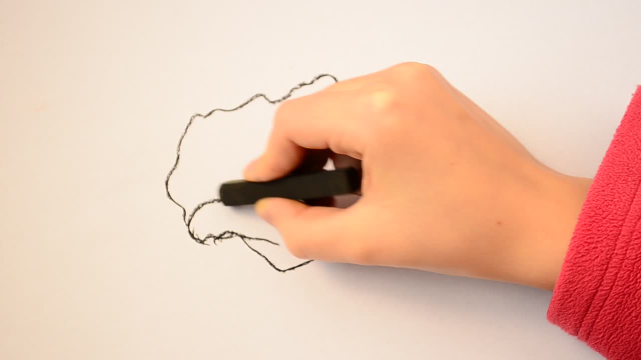 Disegniamo un cervello. Soggetto medico.