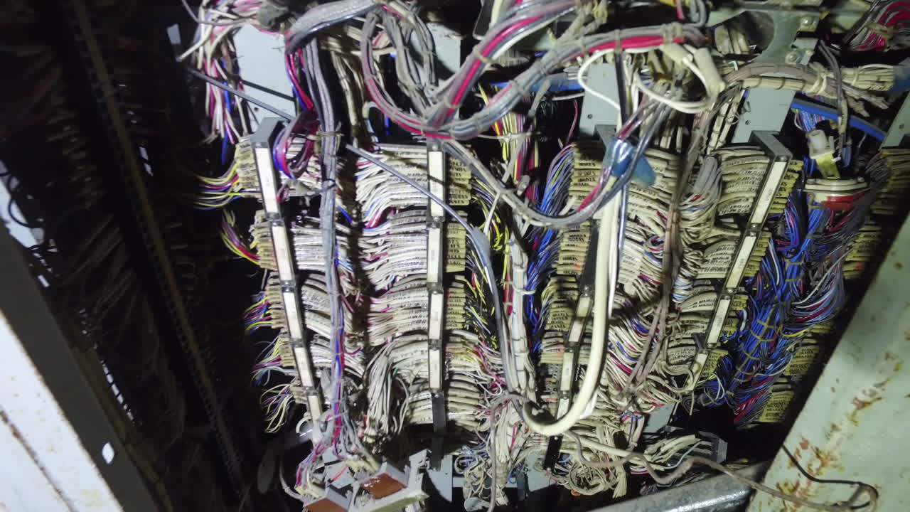 Inside Chernobyl's Radioactive Ruins - Large-Scale Complex Network Of Cable Wires - Chernobyl Nuclear Power Plant