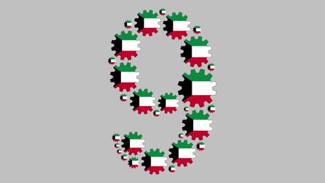 número nueve de kuwait