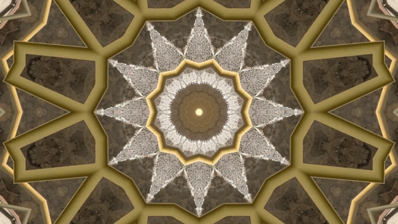 animación de bucle 3d con partículas como fondo de ciencia ficción