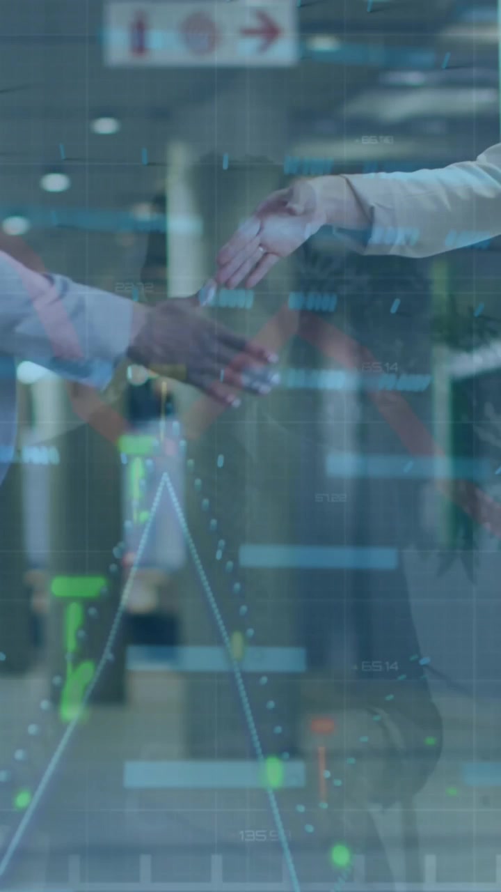 Animazione dell'elaborazione di dati finanziari su persone in ambito aziendale