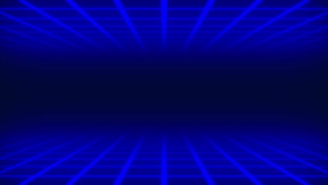 Animiertes-Blaues-Neongitter-Mit-Schwarzem-Hintergrund