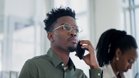 Phone,-networking-and-business-man-in-office