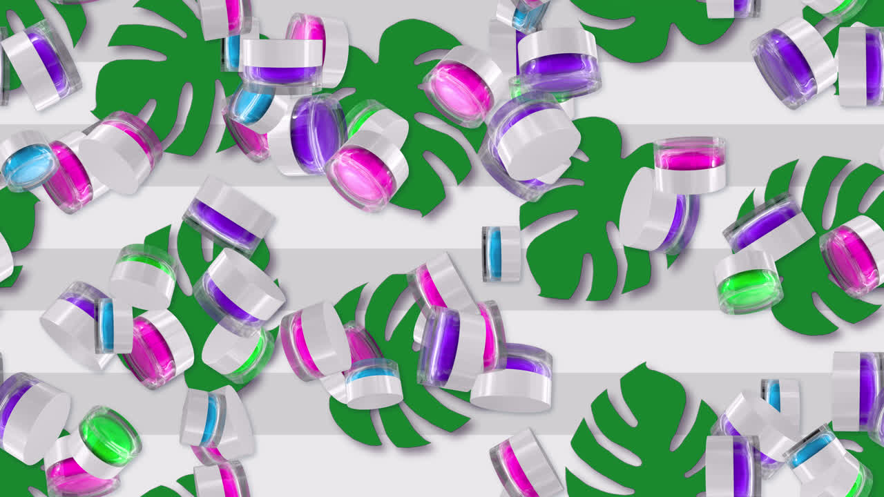 producto de belleza cuidado de la piel crema bucle azulejos fondo giratorio naturaleza