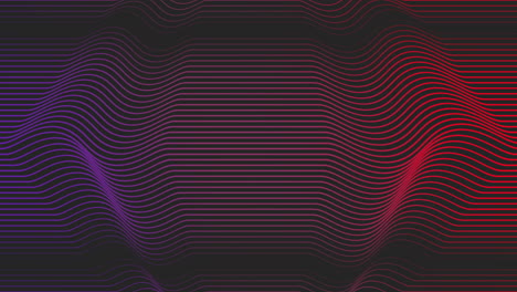 Wellenförmiges-Zickzackmuster-Mit-Komplizierten-Roten-Und-Violetten-Linien