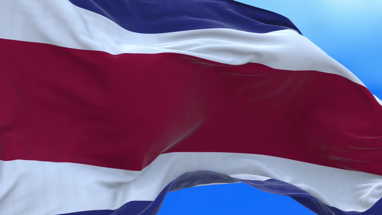 코스타리카 발의 무결한 루프.