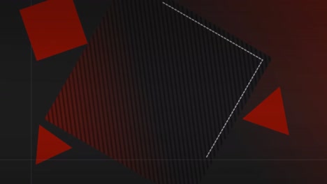 animación del patrón que se mueve sobre un fondo negro