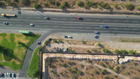 Fahrzeugverkehr-Metropolregion,-Land-Chile