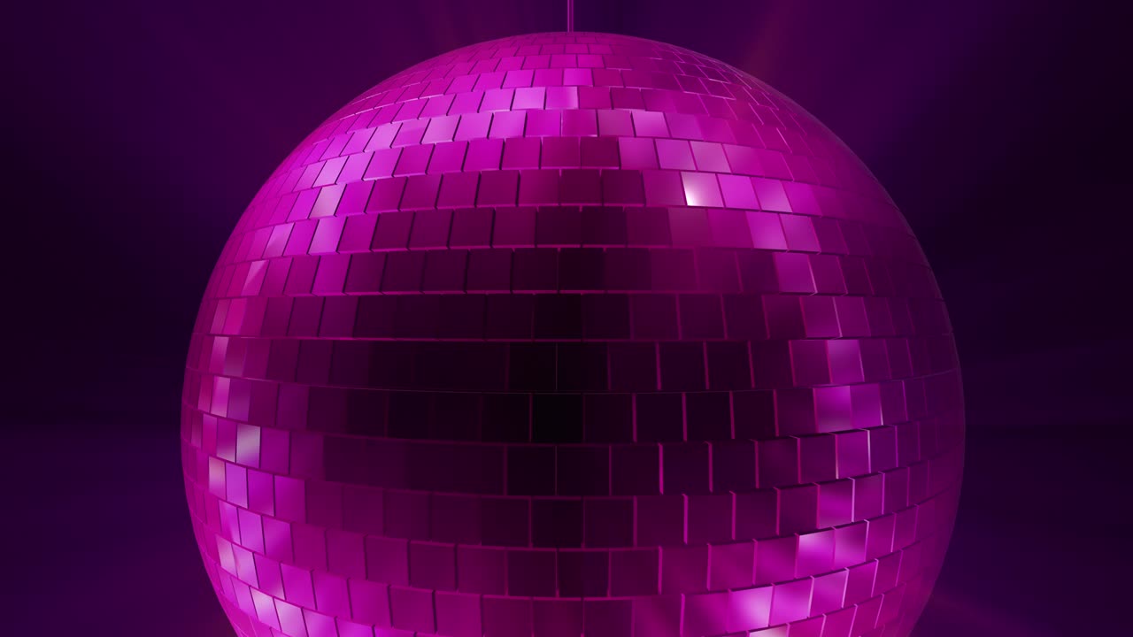 animación del fondo de la pelota de discoteca