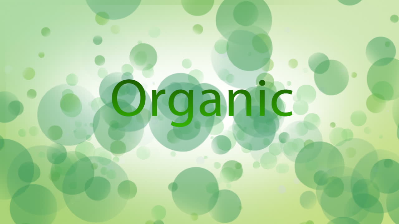 유기적 개념의 디지털 생성 비디오